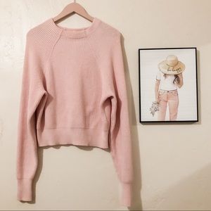 Pink Free People Sweater SM Like New